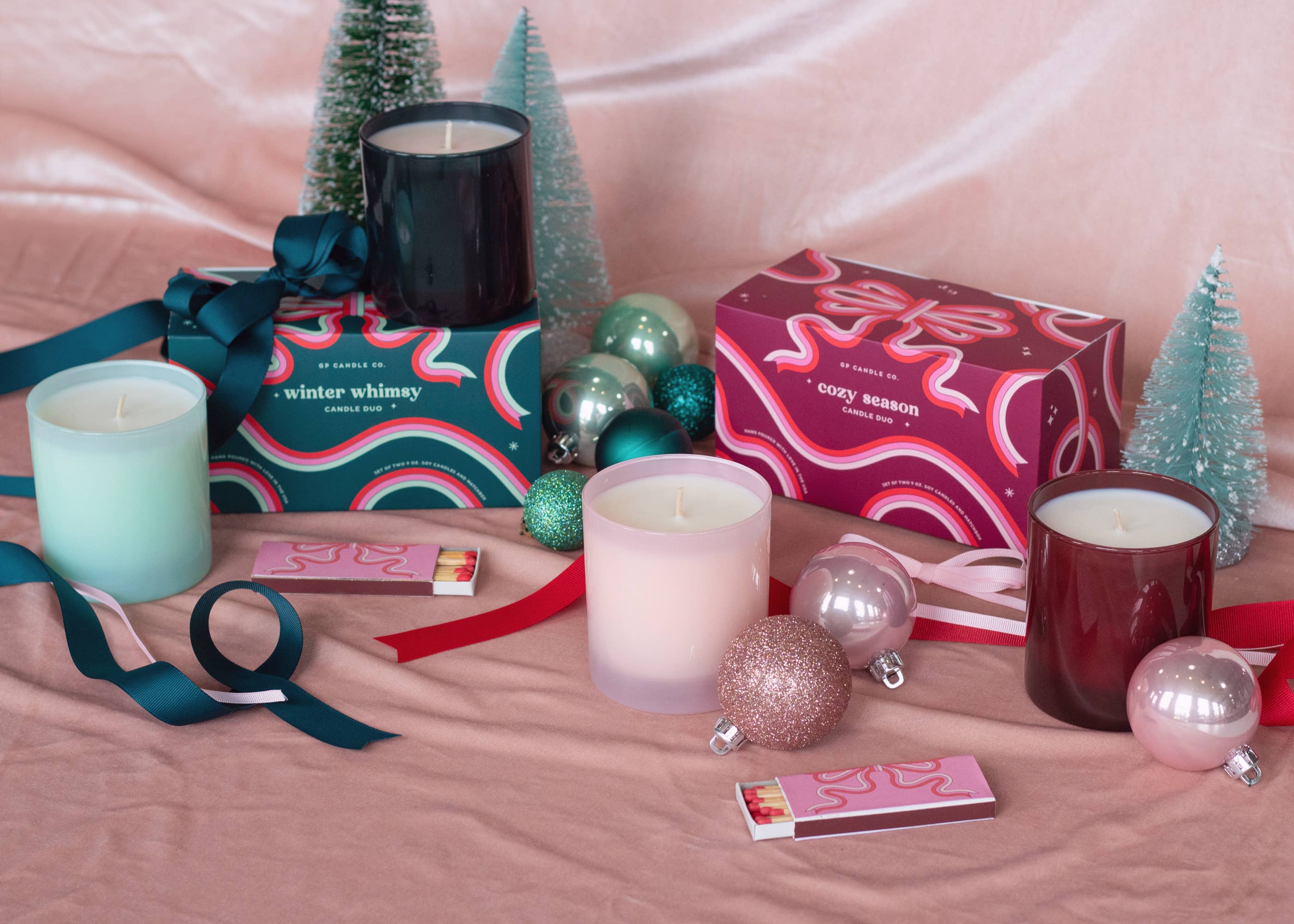 GP Candle Co. - Wholesale Jar/Filled Candle - Winter Whimsy Candle Duo5