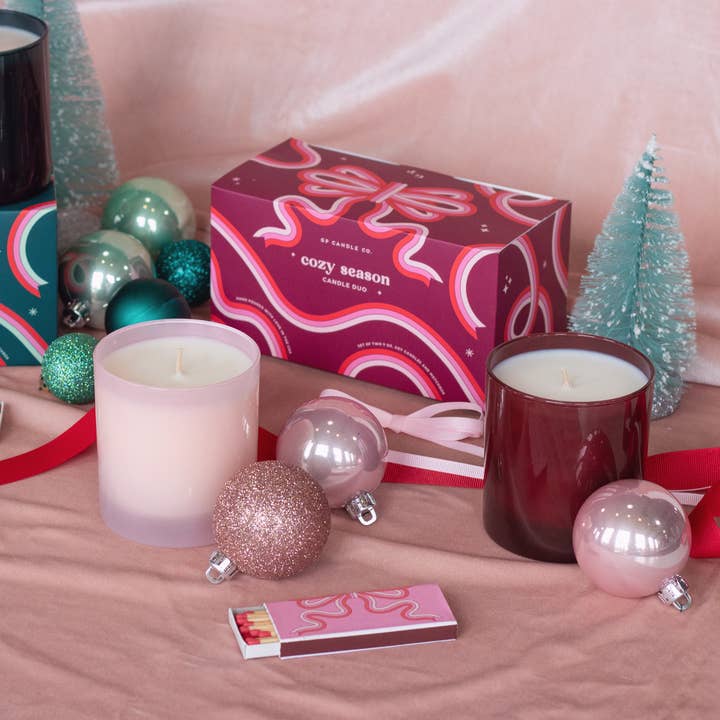 GP Candle Co. - Wholesale Jar/Filled Candle - Cozy Season Candle Duo5