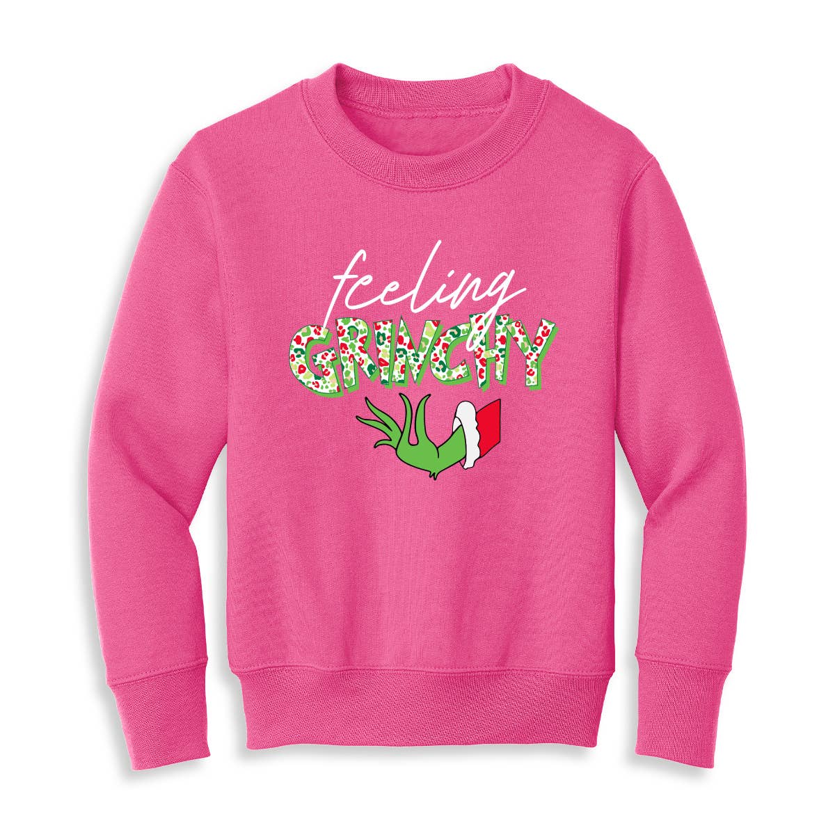Viv&Lou - Wholesale Sweatshirt - Kids - Feeling Grinchy Kid's Sweatshirt1