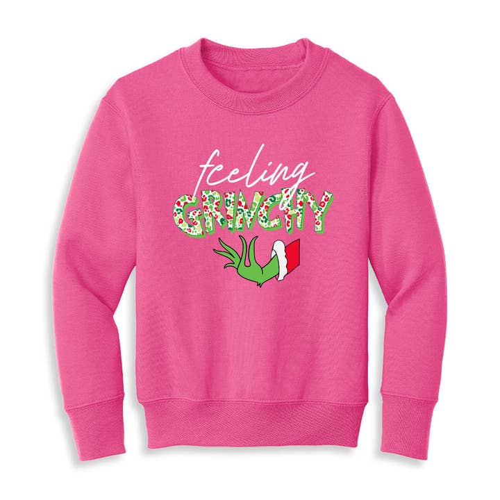 Viv&Lou - Wholesale Sweatshirt - Kids - Feeling Grinchy Kid's Sweatshirt1