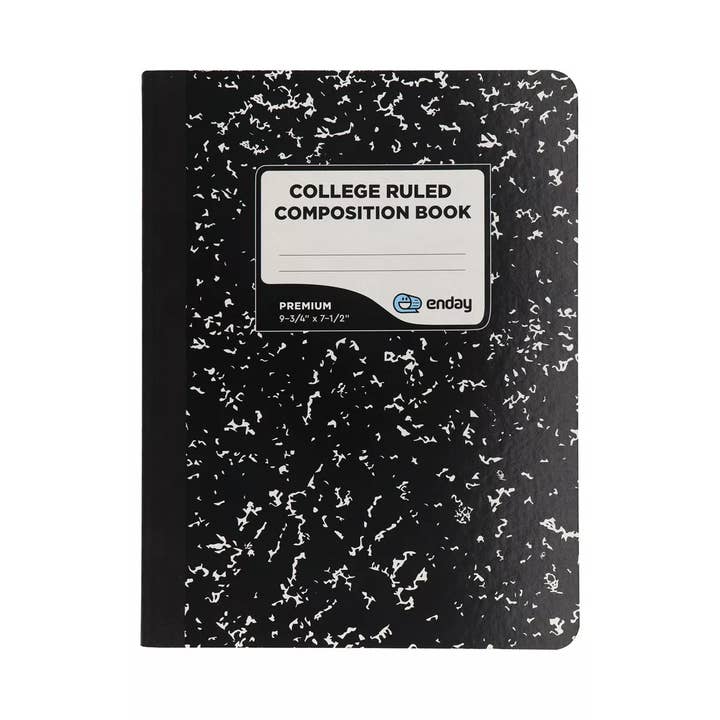 Composition Book, Black Marble CR 100 Ct. for wholesale by enday