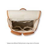 OiOi - Wholesale Diaper Bag - Baby - Signature Nappy Backpack - Tan Vegan Leather