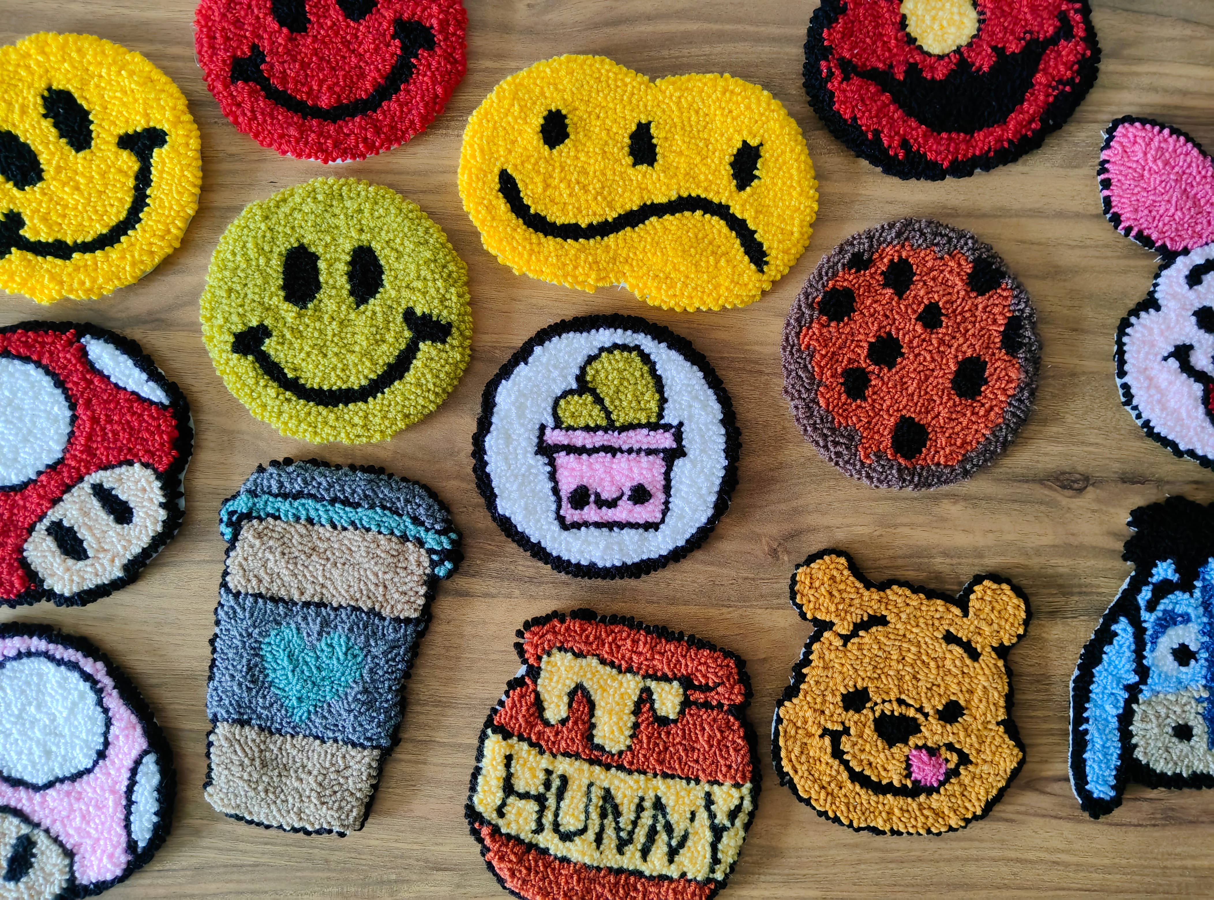 despinacrafting - Wholesale Coasters - Punch Needle Mug Rug, Coffee Coaster3