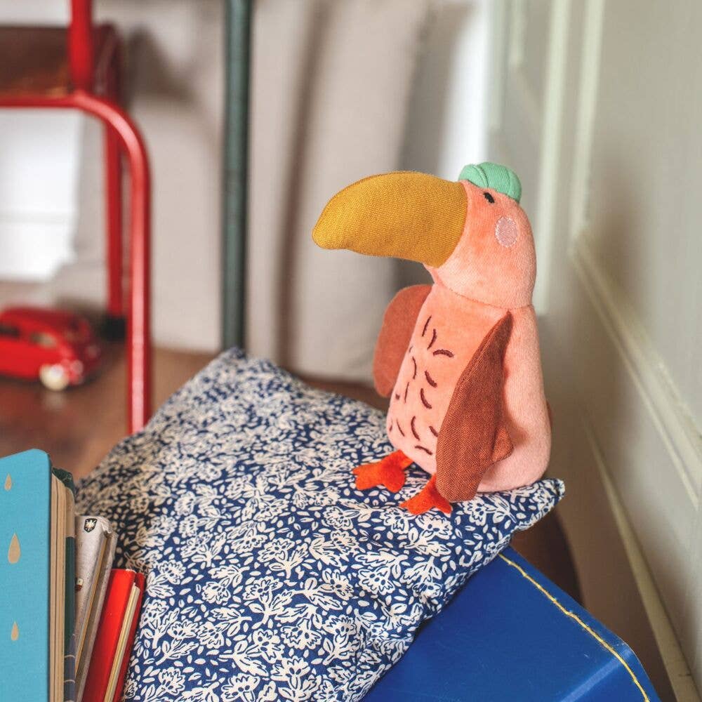 Speedy Monkey - Wholesale Stuffed/Plush Toy - Kids & Baby - Toucan Rattle "The Toupitis" collection1