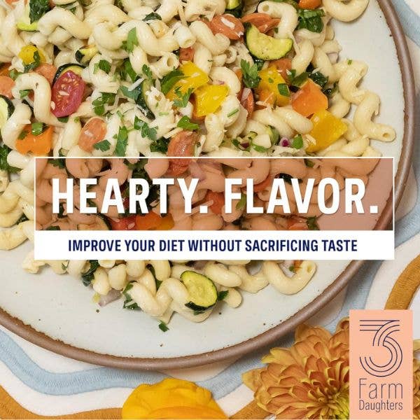 3 Farm Daughters - Wholesale Pasta - High Fiber Cavatappi - Gut Friendly, Low GI, USA Grown Pasta6