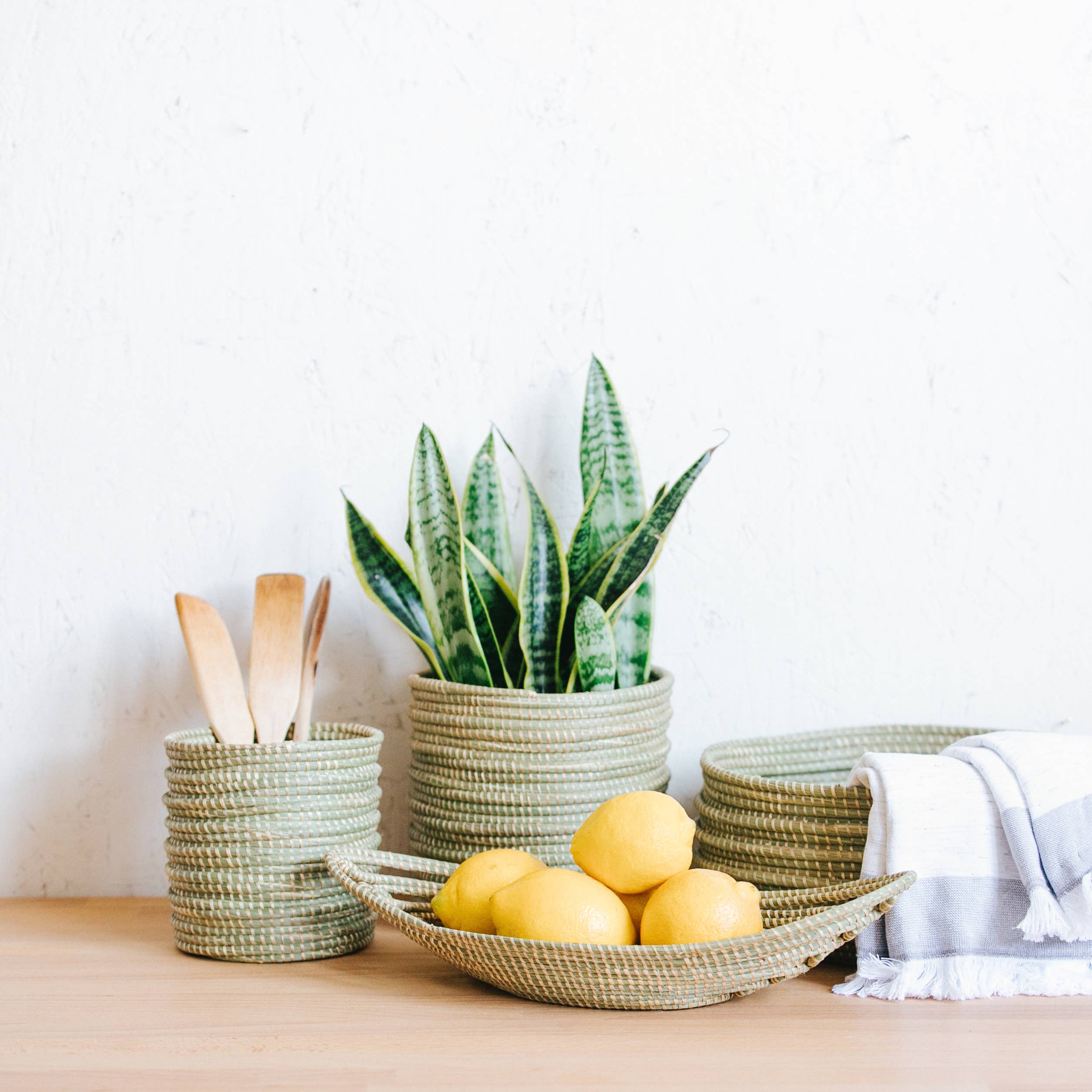 Amsha – Engroshandel Kurv – Sweetgrass Brød Basket1