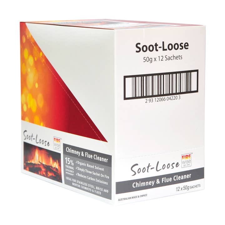 Rubbedin Cleaning - Wholesale Lighter - Firewise® Soot-Loose Chimney & Flue Cleaner 50g Sachet2