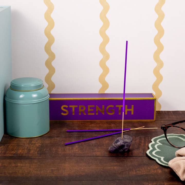 Robert Frederick Ltd - Wholesale Incense Holder - Strength Incense and Crystal Holder - Lavender & Eucalyptus Scent with Amethyst Crystal4