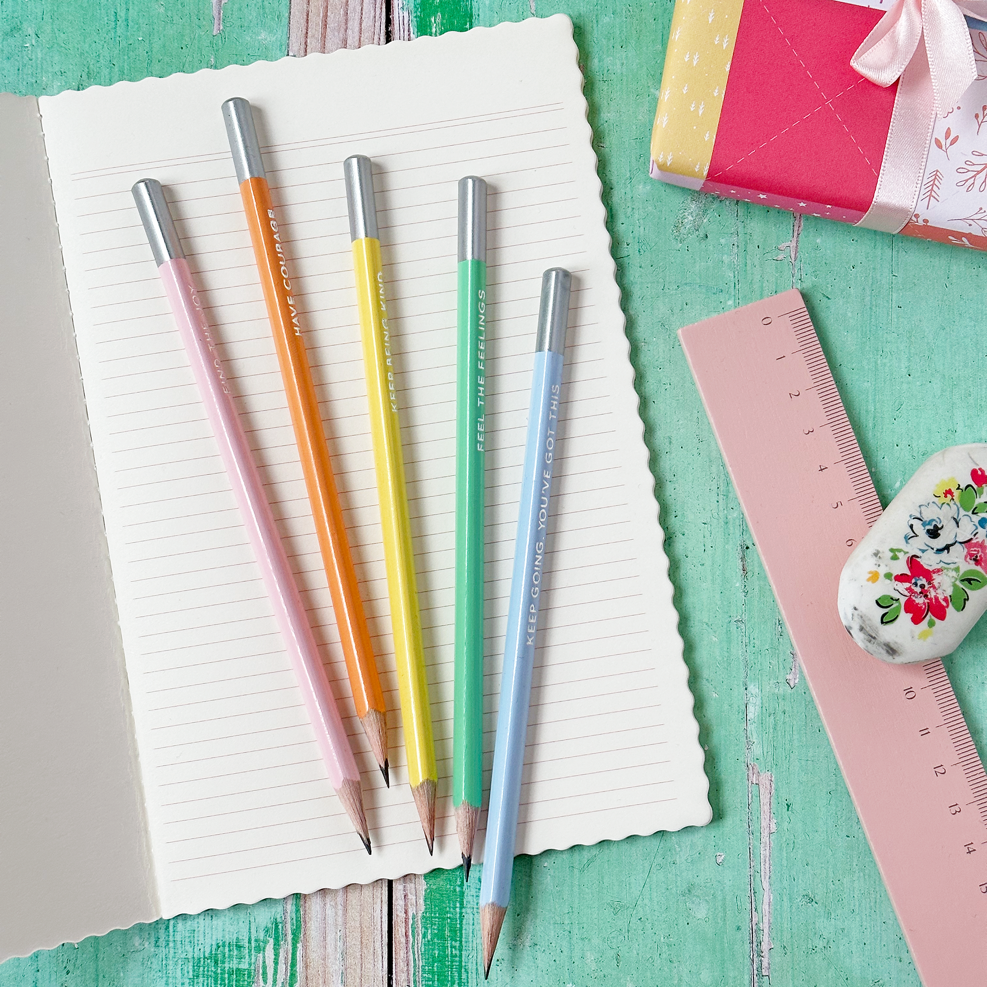 Clara and Macy - Wholesale Pencil - Single 'Find The Joy' Positive Pencil4