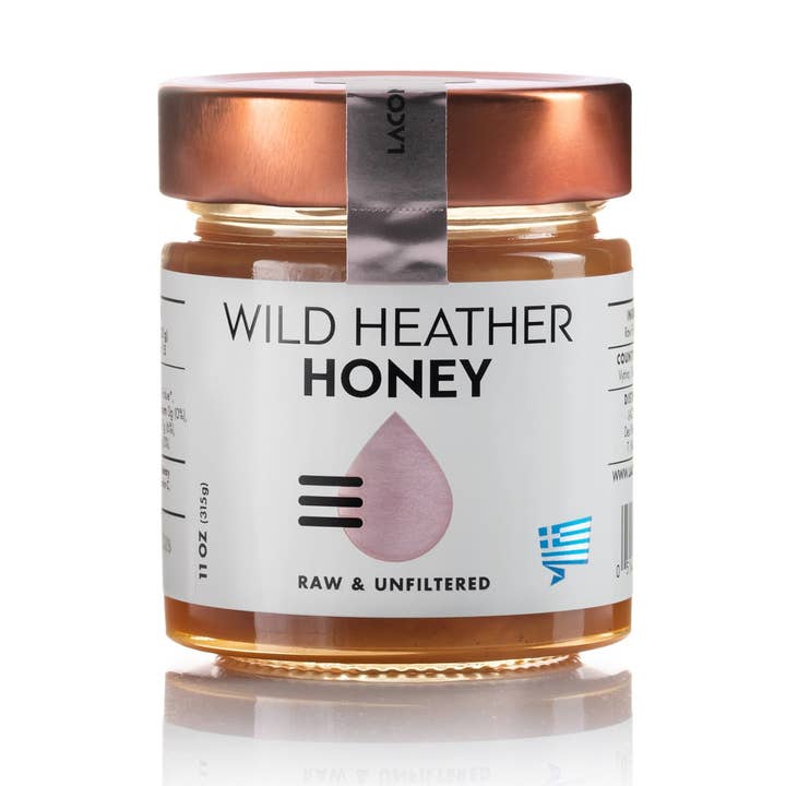 Wild Heather Honey | Raw & Unfiltered Greek Honey - 315g for wholesale by Laconic Foods