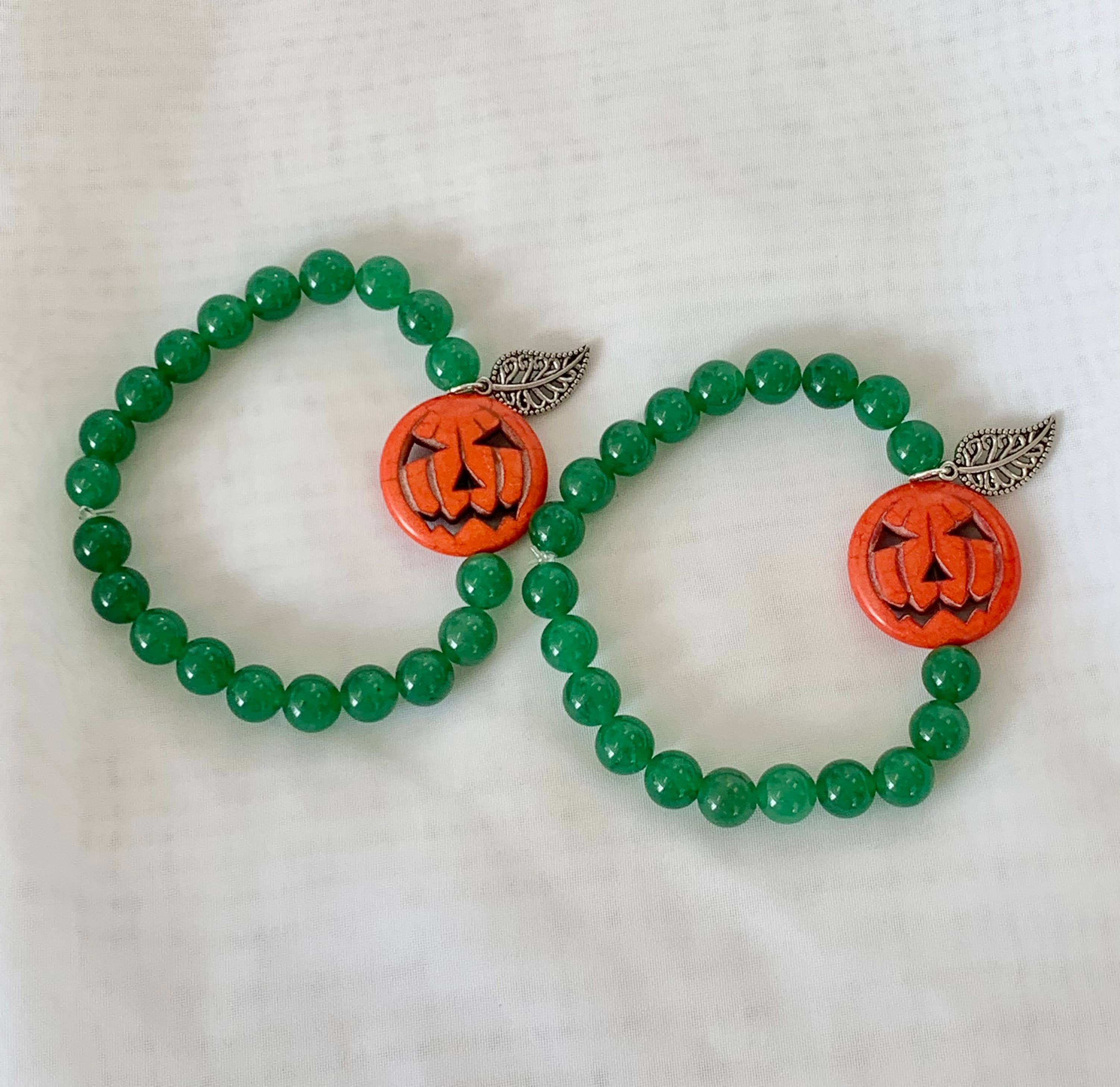Tiffany J’adore Jewelry – wholesale Pärlarmband – Happy Halloween pumpa pärlstav armband3