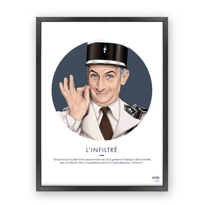 Poster - “The Undercover” - 30x40cm for wholesale by ASÅP Creative Studio