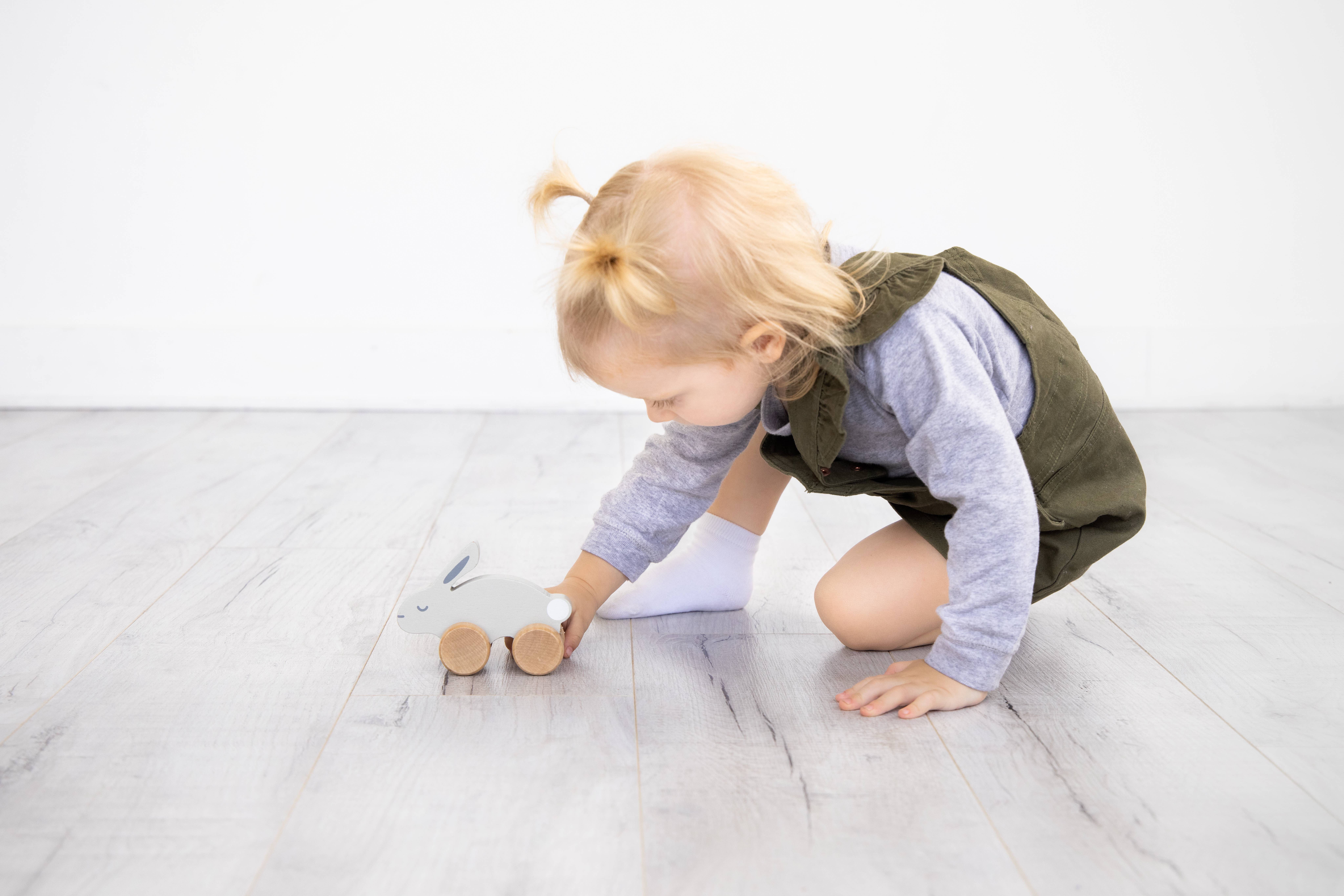 Pearhead - Wholesale Wood Toy - Kids - Wooden Toy Bunny, Baby & Toddler Toy, Nursery Decor4