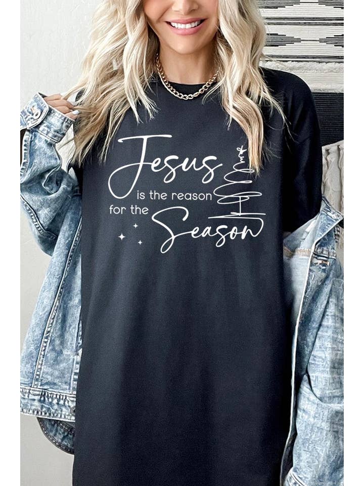 COLORBEAR - Wholesale T-shirt (graphic) – women's - Jesus Reason Season Graphic Heavy Cotton Tee13