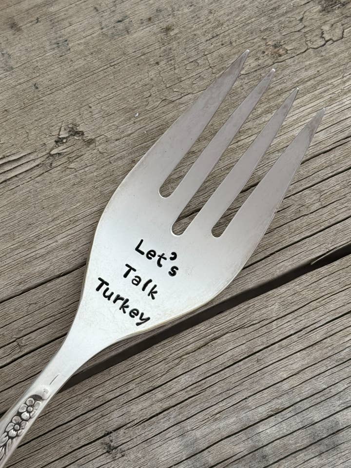 Vamos direto ao assunto - garfo de servir por atacado de Pumpernickel and Wry