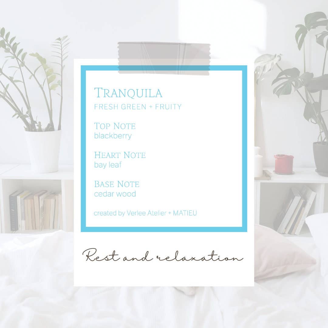 Verlee Atelier - Vente Huile parfumée - Huile de parfum Tranquila de Verlee Atelier2