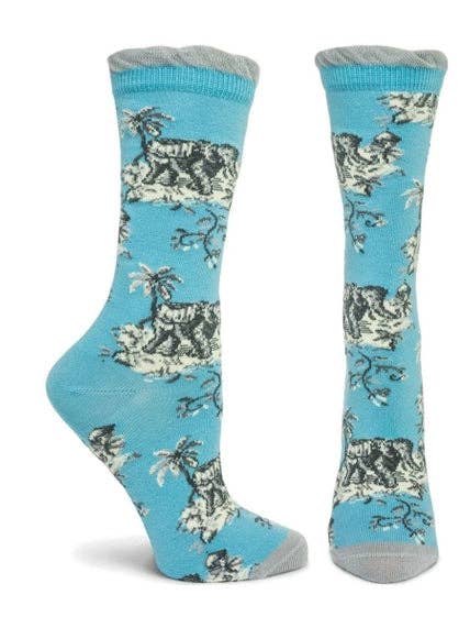 Women's Patterned Mercerized Cotton Socks for wholesale by DMITRY Ties