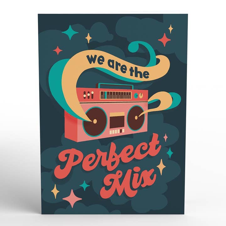 Lovepop Cards - Wholesale Love Card - The Perfect Mixtape 5''x7'' Card, Pop-Up Cards