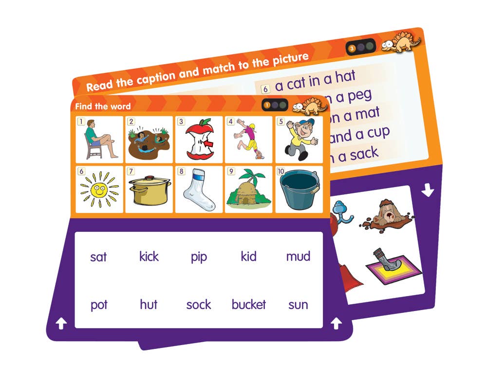 Discovery Toys - Wholesale Learning Cards - Kids & Baby - THINK IT THROUGH Learning Tiles READING Set4