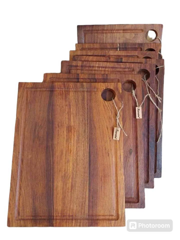 Handmade cutting board solid Rosewood . for wholesale by AuraLine Inc.