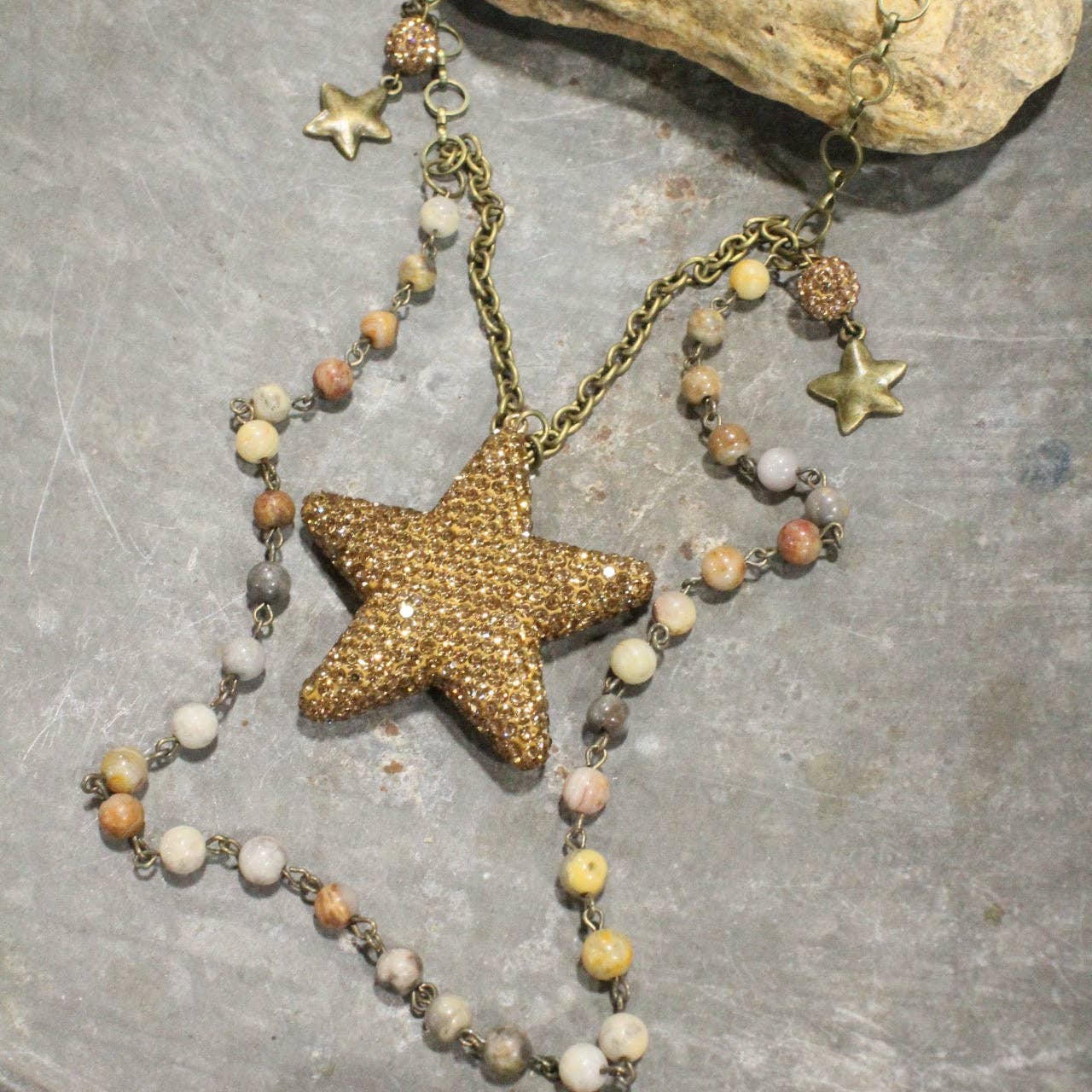 The Primitive Peddler, Inc. - Wholesale Pendant/Charm Necklace - Stars In The Night Sky Layered Necklace1