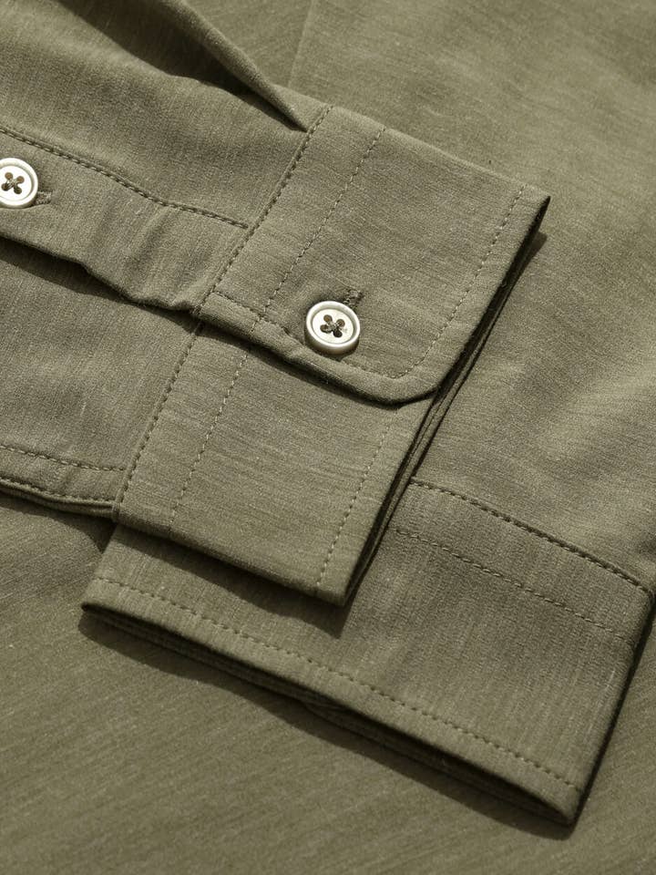 INTO THE AM - Vente Chemise à col boutonné – homme - Chemise boutonnée à manches longues pour hommes62