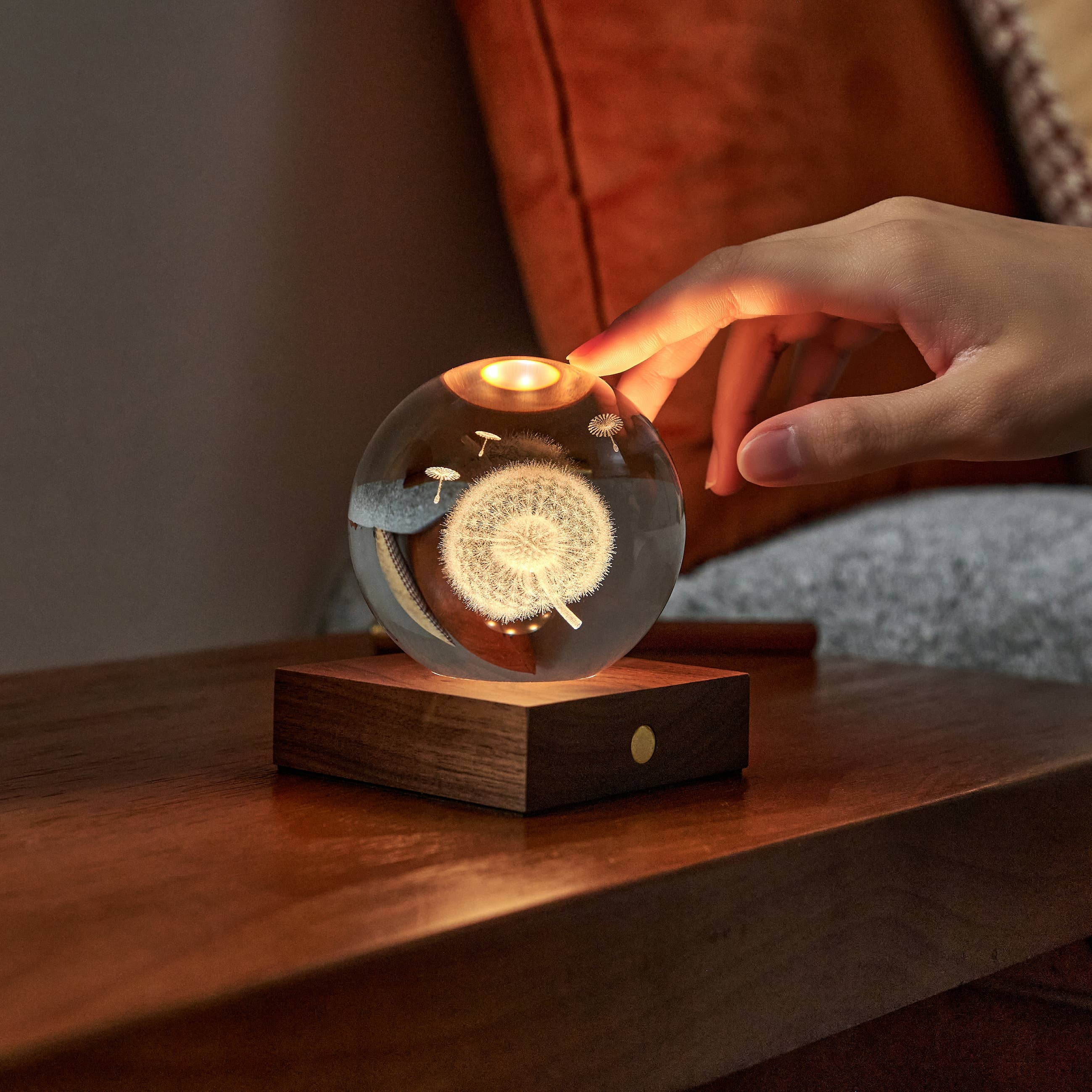 Gingko Design - Wholesale Night light - Amber Crystal Light31