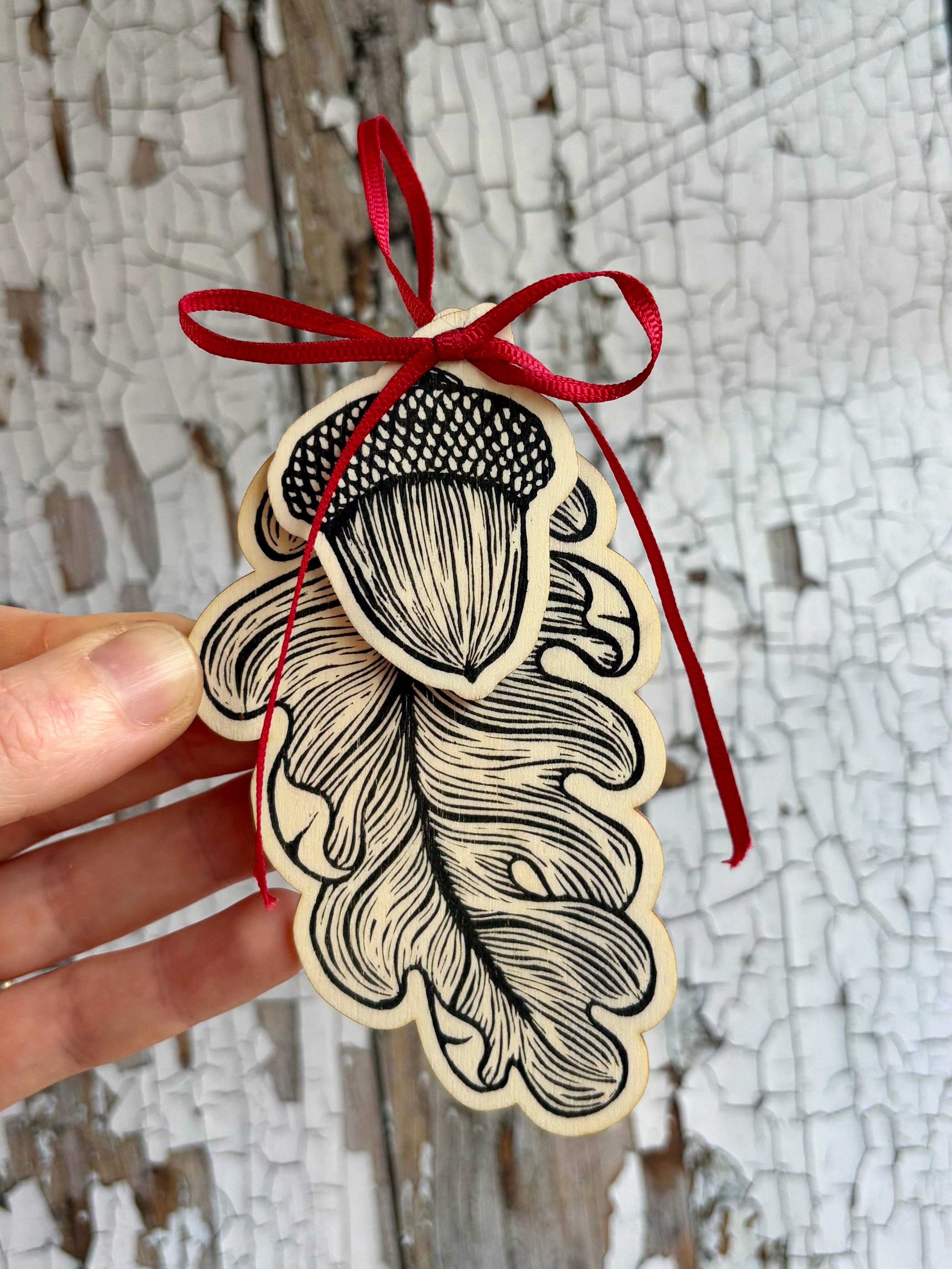 Beth Lewis Art - Wholesale Ornament - Wooden Tree Decorations31