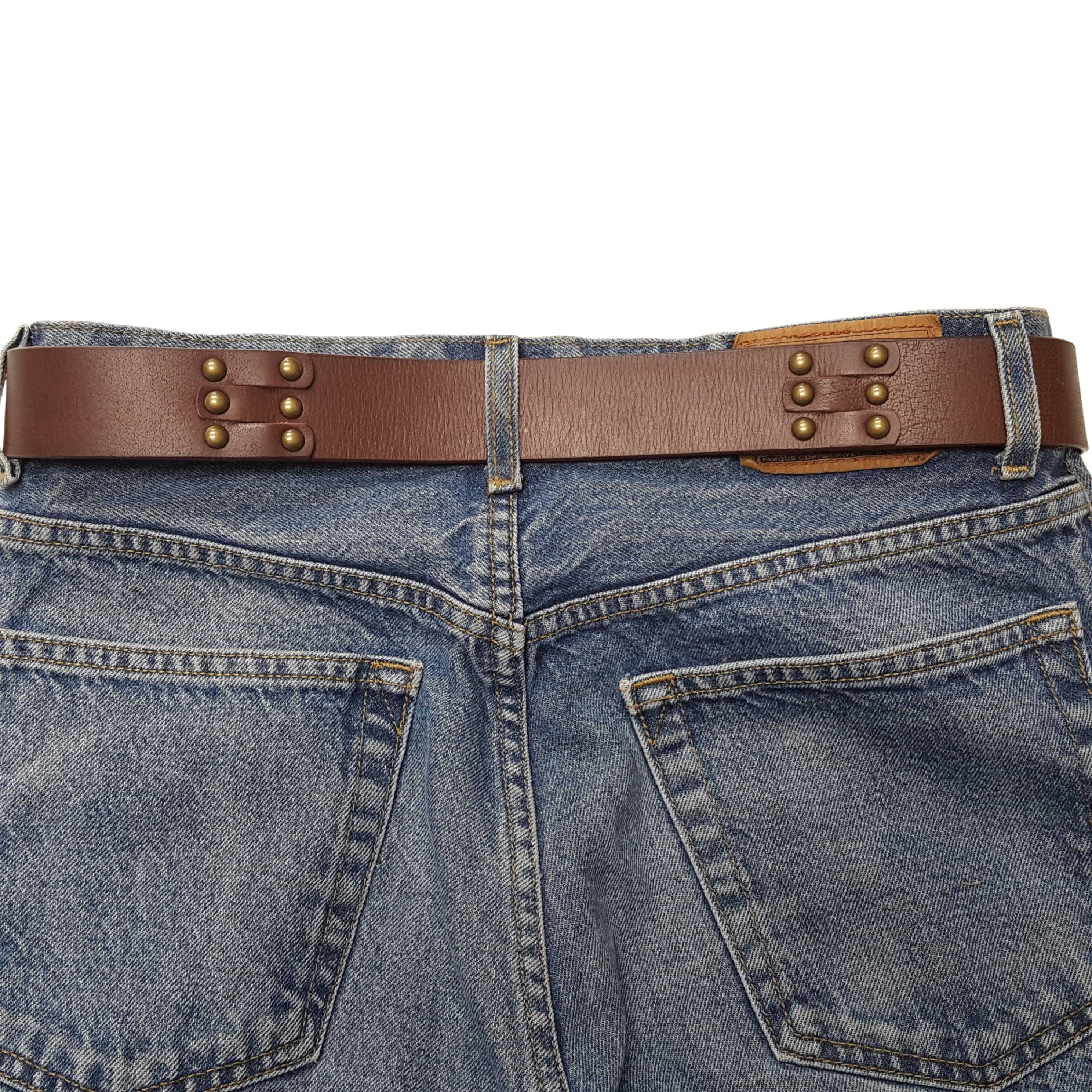 Axesoria West - Wholesale Belt - Women's - Genuine Studded Leather Belt w. Cactus Buckle4