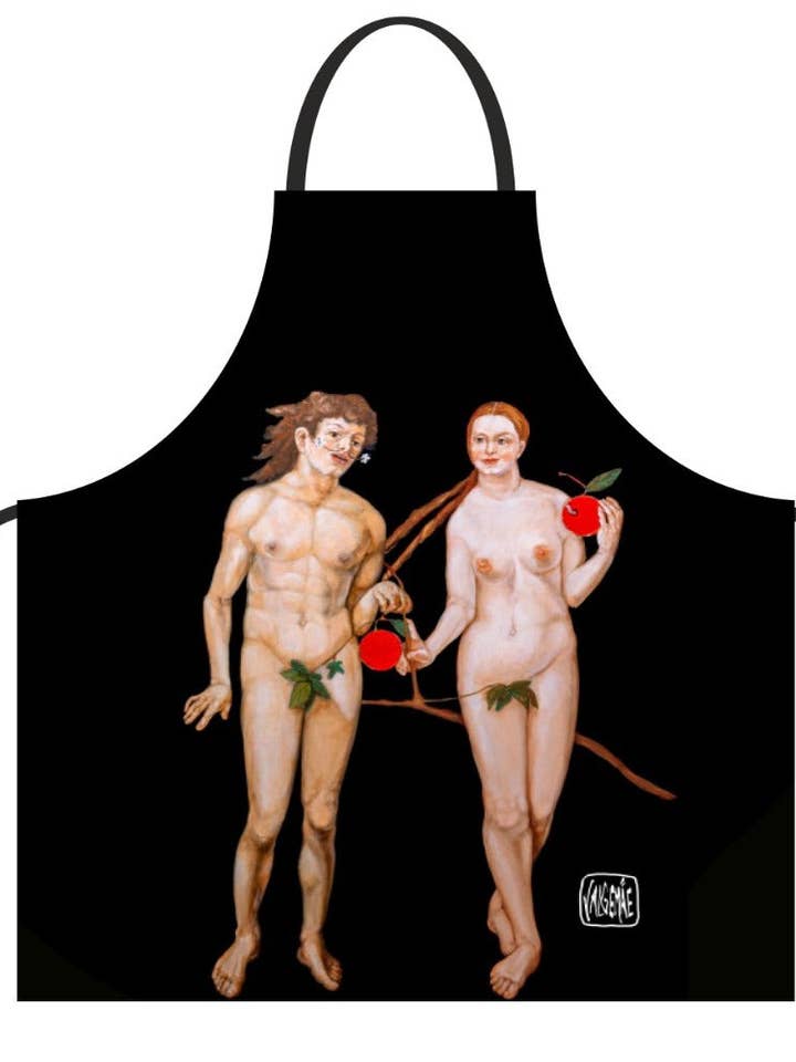 Schort "Adam en Eva" voor wholesale door Katrin Valgemäe