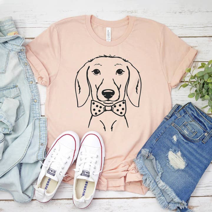 Dachshund T-shirt - Bella Canvas for wholesale by Printliss