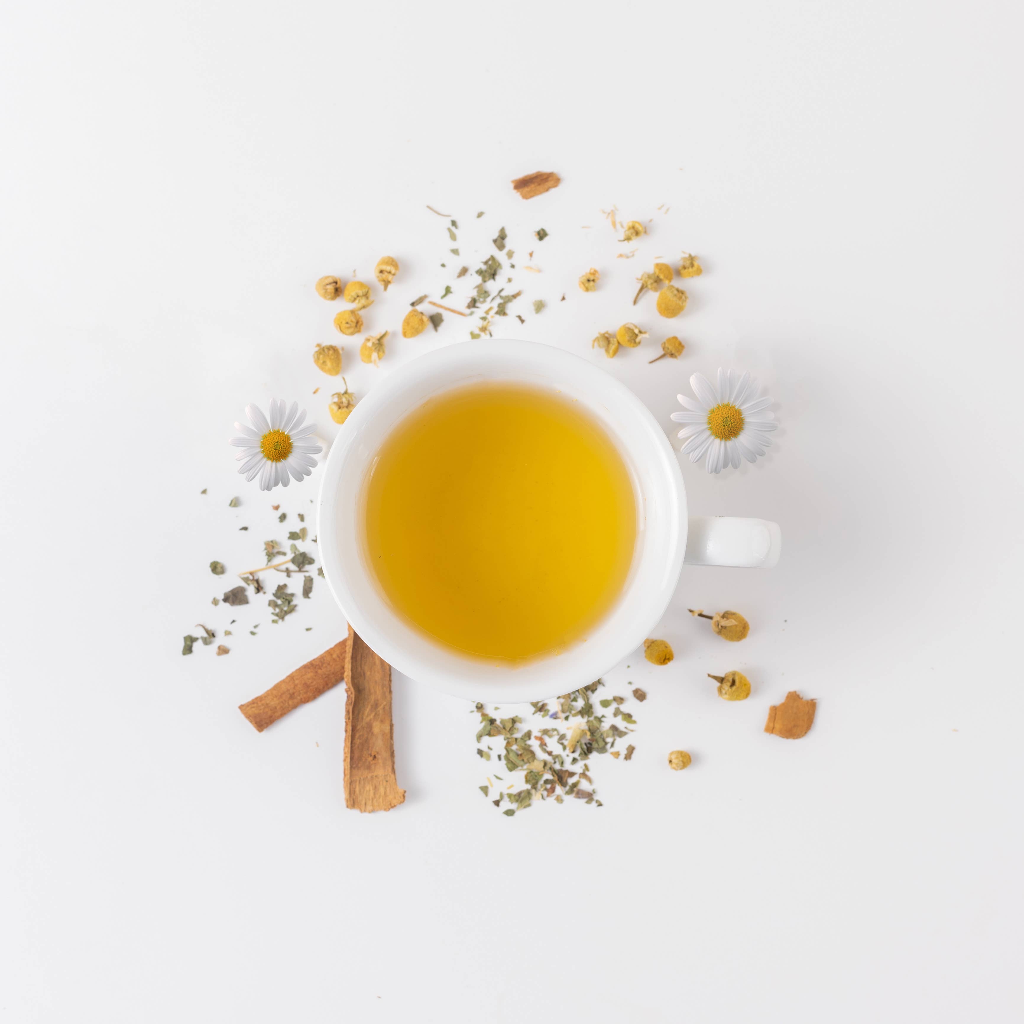 AyurSome Wellness - Wholesale Loose Tea - Organic Chamomile tea blend - Calm-In-A-Teacup - loose leaf2