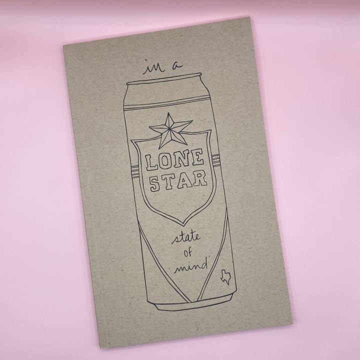 Lone Star State of Mind | Großes leeres Notizbuch für den Großhandel von IT IS: All Goods