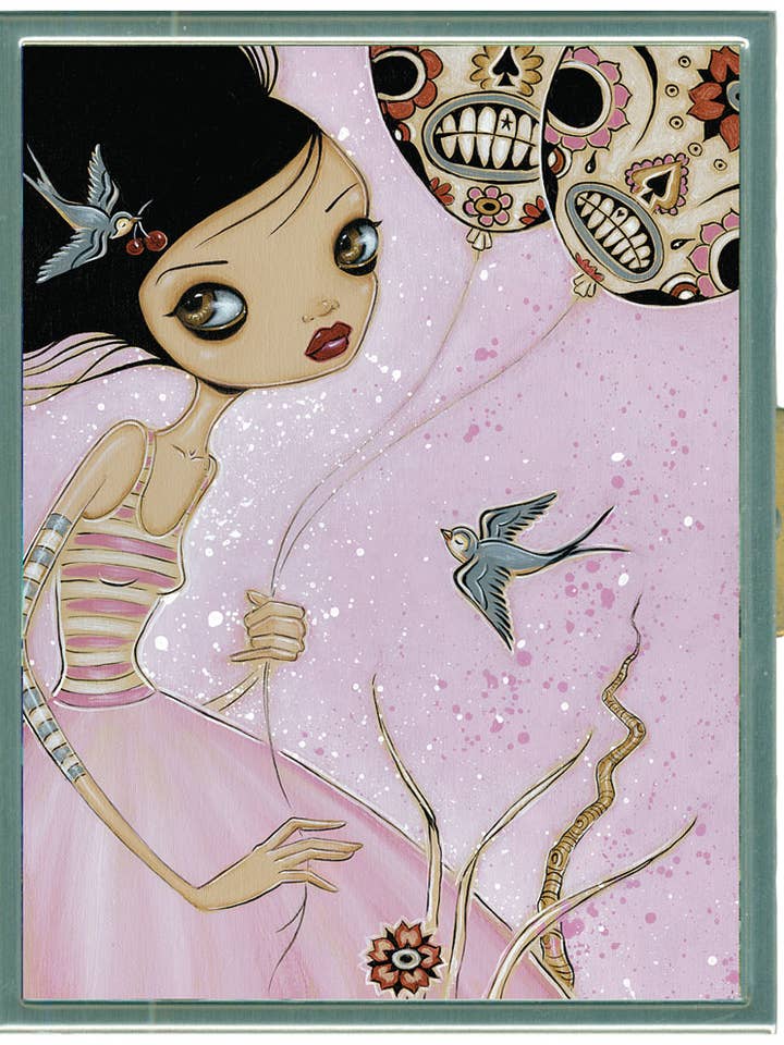 Étui portefeuille Dia de los Muertos pour la vente par Classic Hardware