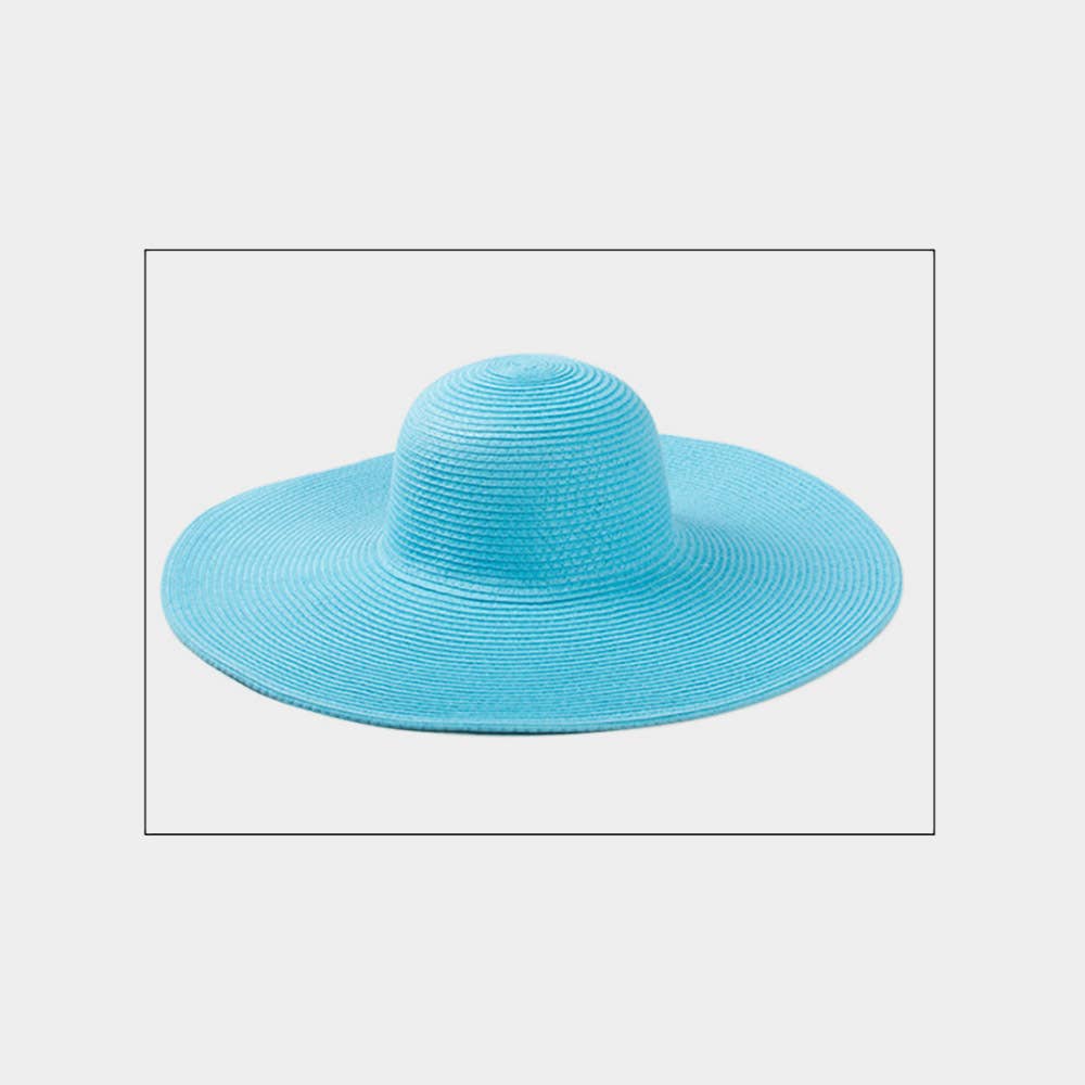 Sensibling Corp. - Wholesale Straw Hat - Women's - Solid Straw Sun Hat
1