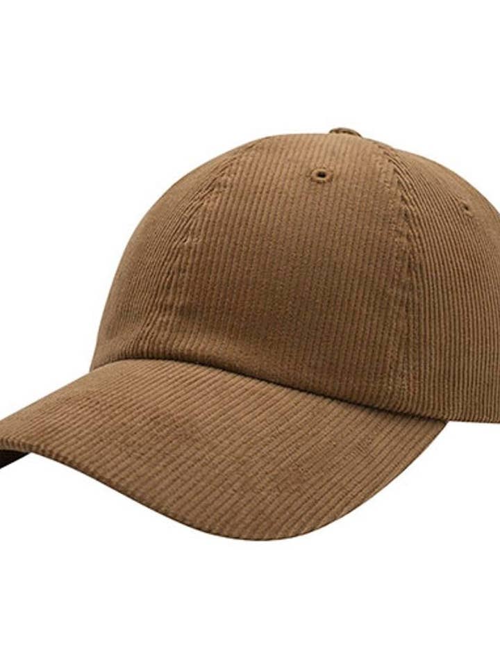 BONÉ DE MODA CORDUROY por atacado de Pink Irene Wholesale