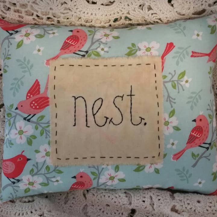 Scraps of the Past - Wholesale Throw/Decorative Pillow - Nest Pillow