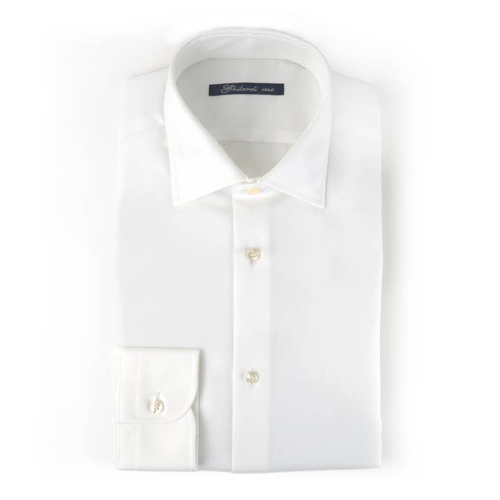 GHILARDI 1940, E. MECCI - Wholesale Shirt - Men's - Men's shirt in 100% double-twisted cotton Made in Italy2