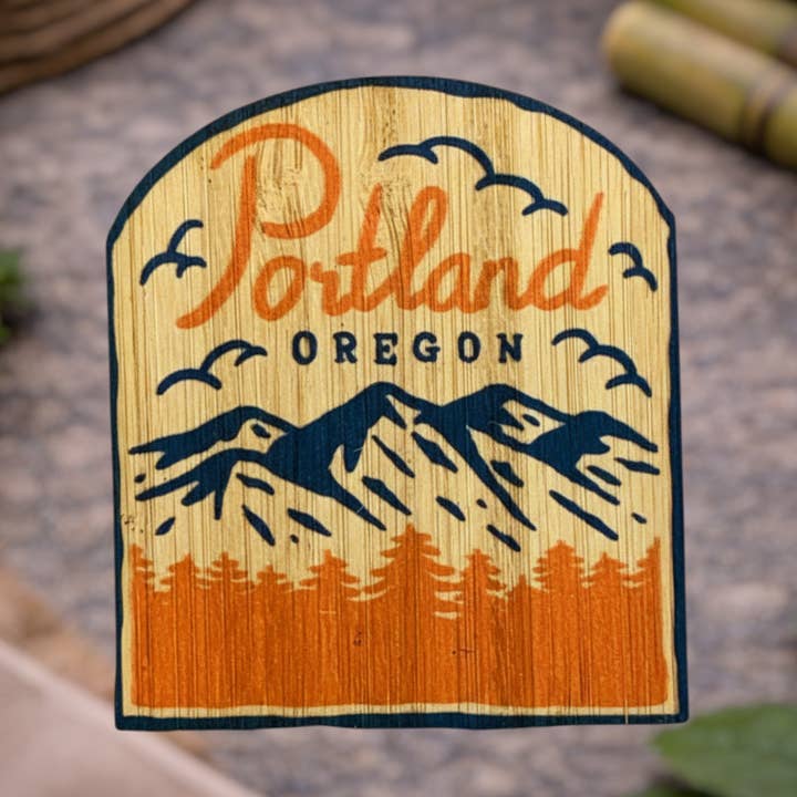 Portland (Oregon) pour la vente par Bamboo Wood Stickers