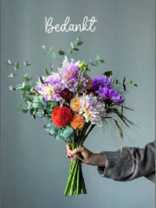 Kort Tack gäng blommor för wholesale av Gewoon ZieZo