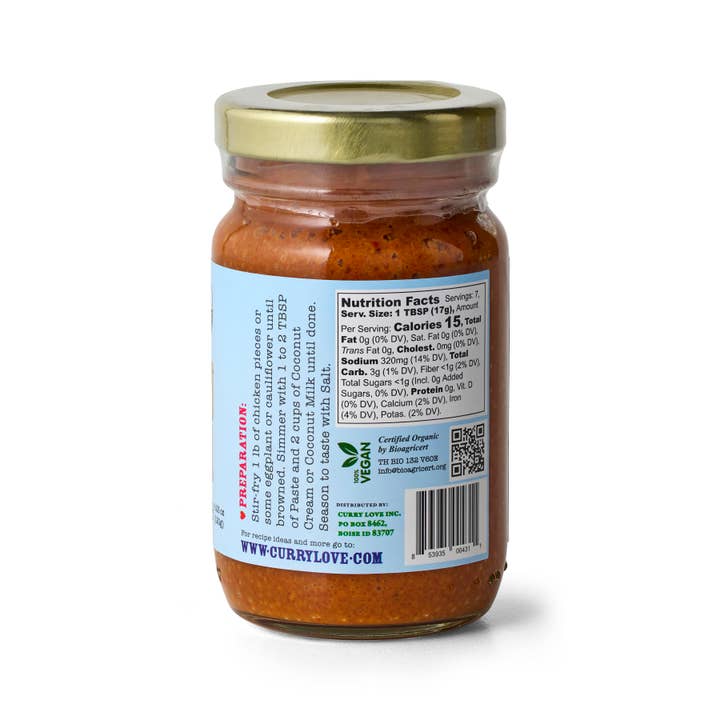 Mike's Organic Curry Love - Wholesale Chili Paste - Panang Thai Curry Paste ORGANIC3