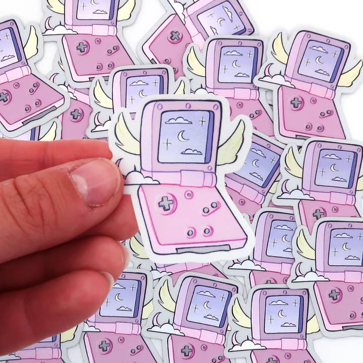 RebelJones - Wholesale Sticker - Flying Gameboy Sticker