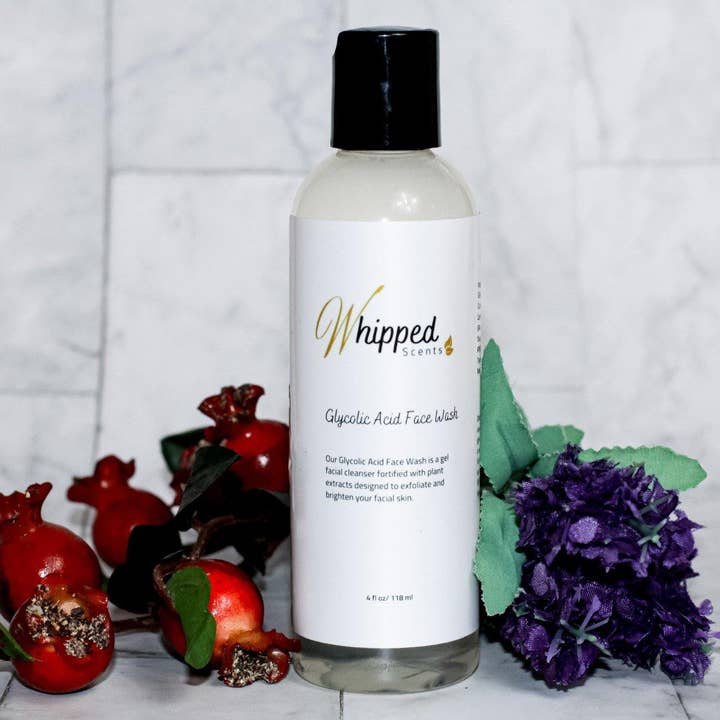 Nettoyant pour le visage à l'acide glycolique pour la vente par Whipped Scents