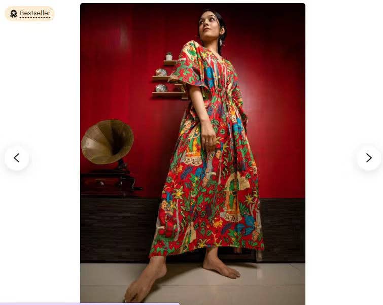 AMRANIS - Wholesale Kaftan - Women's - Fit up to 5XL Cotton Kaftan