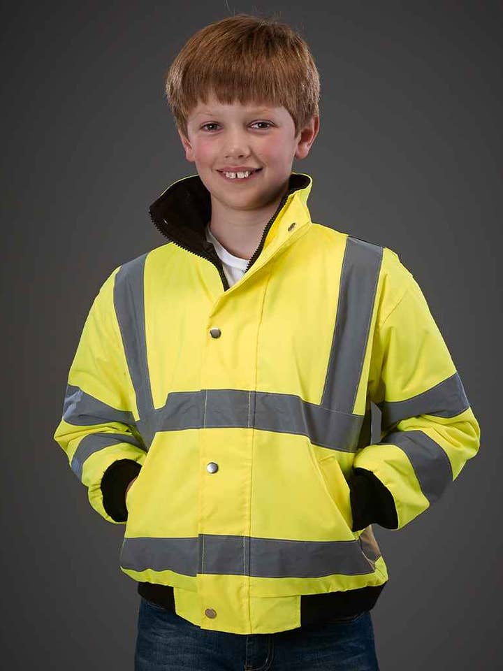 Yoko - Kids Hi-Vis Bomber Jacket for wholesale by Pierre Francis