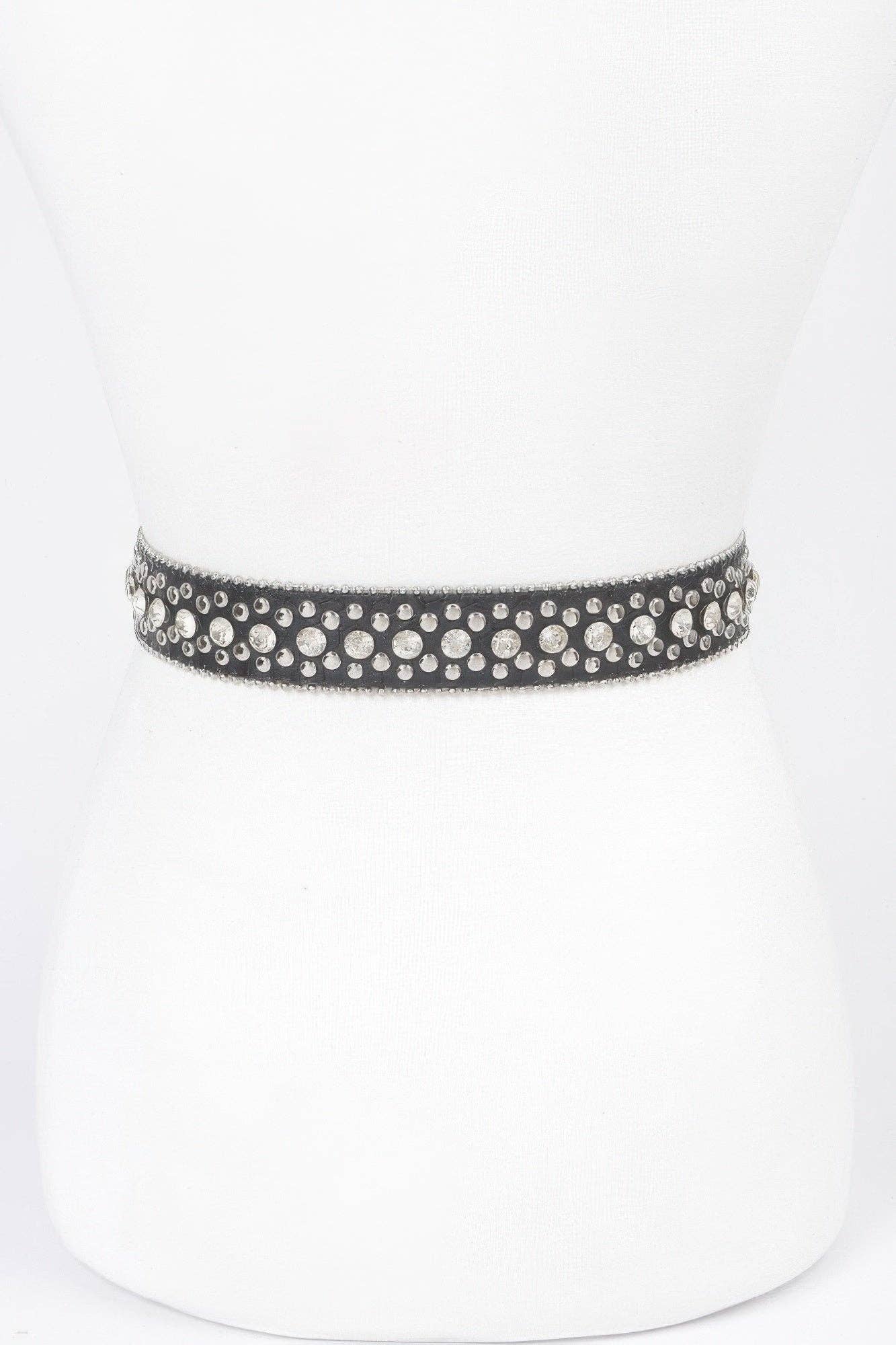 CC Wholesale Clothing - Wholesale Belt - Women's - Studded Rhinestone Belt4