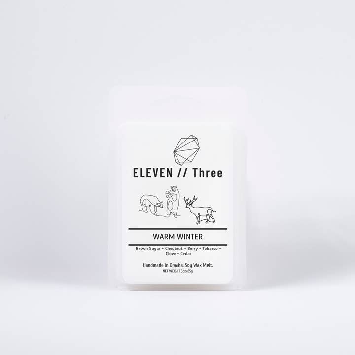 ELEVEN//Three - Wholesale Jar/Filled Candle - WARM WINTER