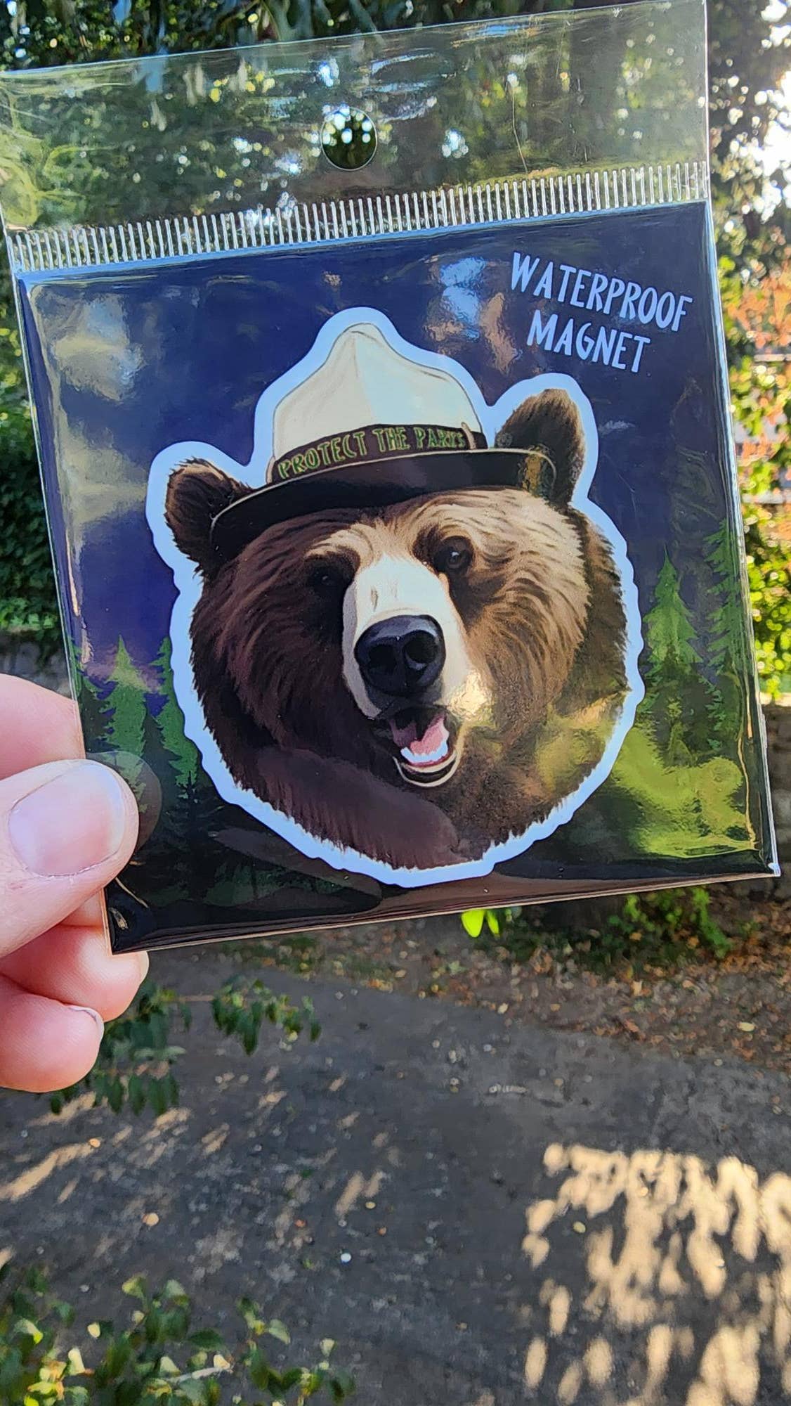 National Parks and Beyond - Wholesale Magnet - Don't Use Friends as Bear Bait 3" Magnet2