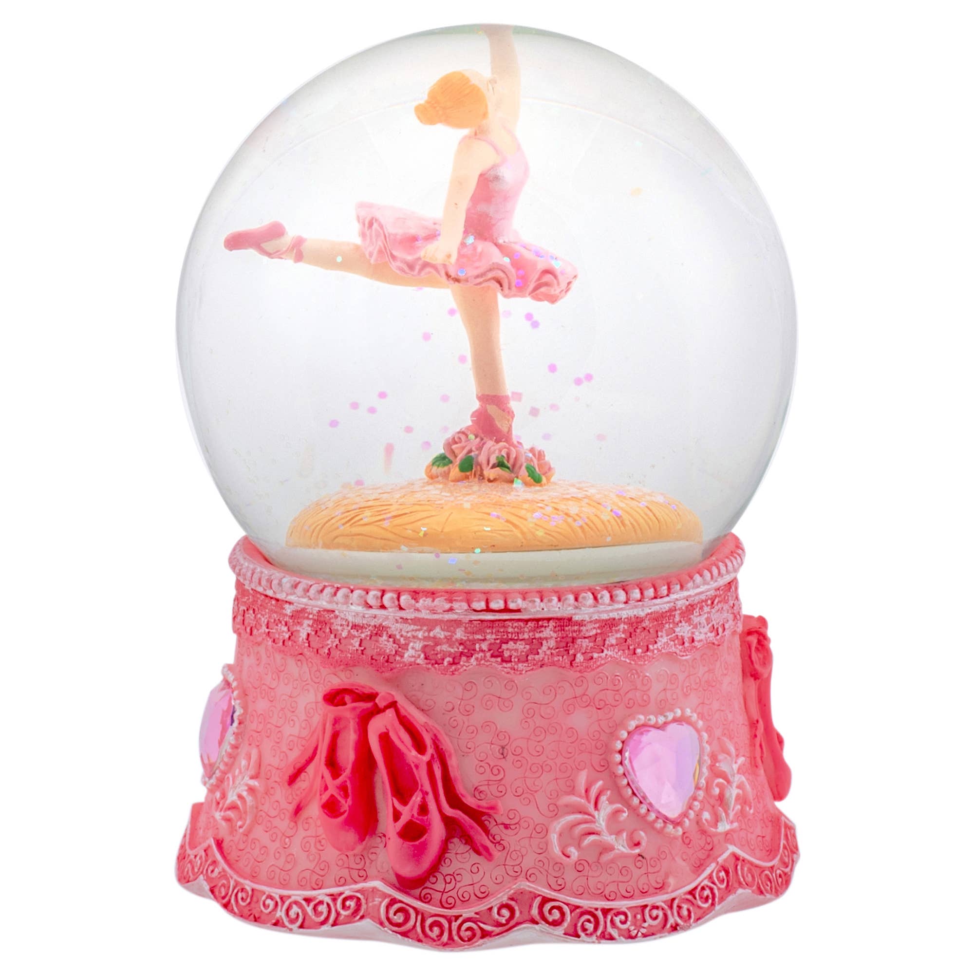 EAST AVENUE - Wholesale Snow Globe - Dancing Ballerina Rotating 100mm Musical Snow Globe2
