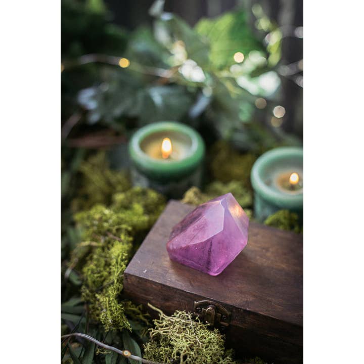 Costurero Real - Wholesale Bar Soap - Amethyst Crystal Soap Handmade purple geode jasmine scent6